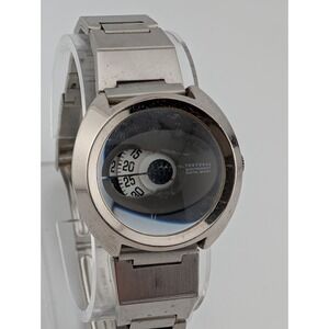 Tokyo Bay Electronvolt Digital Model 33mm Case Silver 7" Band- New Battery